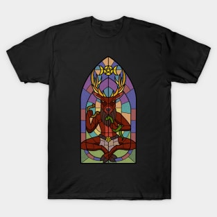 Horned God Stained Glass T-Shirt